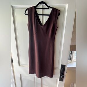 Early 00s DVF Brown dress
